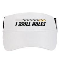 I Drill Holes Adult Drive Performance Visor
