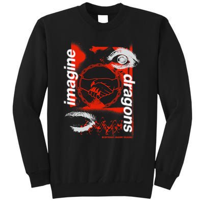 I.M.A.G.I.N.E D.R.A.G.O.N.S Handshake Black Sweatshirt