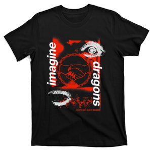 I.M.A.G.I.N.E D.R.A.G.O.N.S Handshake Black T-Shirt