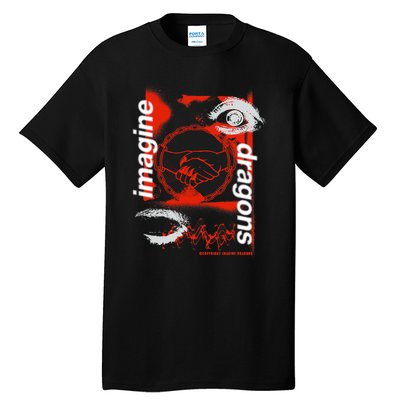 I.M.A.G.I.N.E D.R.A.G.O.N.S Handshake Black Tall T-Shirt