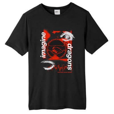 I.M.A.G.I.N.E D.R.A.G.O.N.S Handshake Black Tall Fusion ChromaSoft Performance T-Shirt