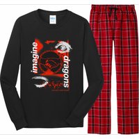 I.M.A.G.I.N.E D.R.A.G.O.N.S Handshake Black Long Sleeve Pajama Set