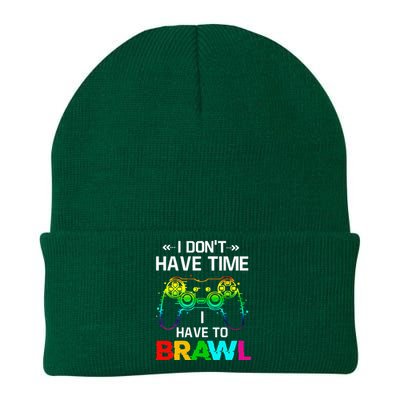 I Don't Have Time I Have To Brawl Showdown Stars Funny Gamer Knit Cap Winter Beanie