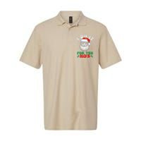 I Do It For The Hos Christmas Funny Santa Claus Xmas Holiday Softstyle Adult Sport Polo