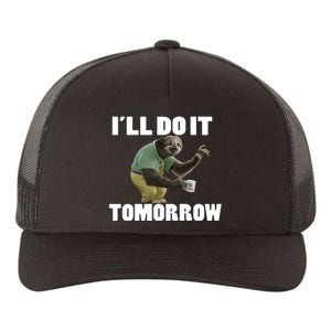 I´ll Do It Tomorrow Sloth Lover Sloths Animal Yupoong Adult 5-Panel Trucker Hat