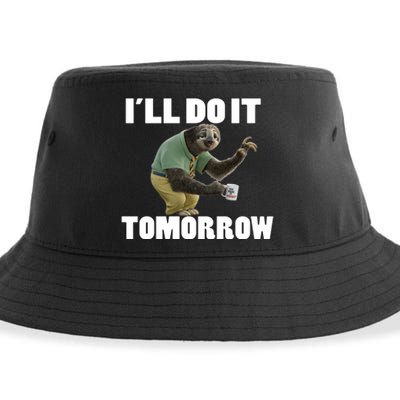 I´ll Do It Tomorrow Sloth Lover Sloths Animal Sustainable Bucket Hat