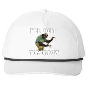 I´ll Do It Tomorrow Sloth Lover Sloths Animal Snapback Five-Panel Rope Hat