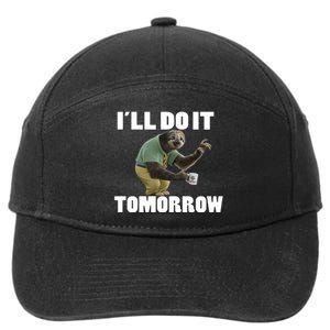 I´ll Do It Tomorrow Sloth Lover Sloths Animal 7-Panel Snapback Hat