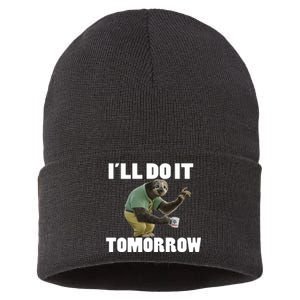 I´ll Do It Tomorrow Sloth Lover Sloths Animal Sustainable Knit Beanie