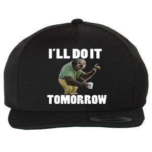 I´ll Do It Tomorrow Sloth Lover Sloths Animal Wool Snapback Cap