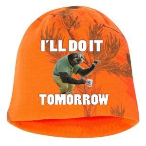 I´ll Do It Tomorrow Sloth Lover Sloths Animal Kati - Camo Knit Beanie