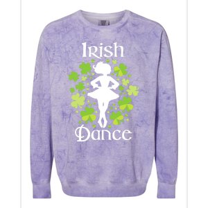 Irish Dance - Irish Dancer Ceili Reel Dance Colorblast Crewneck Sweatshirt