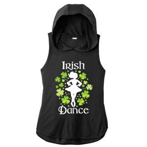 Irish Dance - Irish Dancer Ceili Reel Dance Ladies PosiCharge Tri-Blend Wicking Draft Hoodie Tank