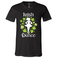 Irish Dance - Irish Dancer Ceili Reel Dance V-Neck T-Shirt