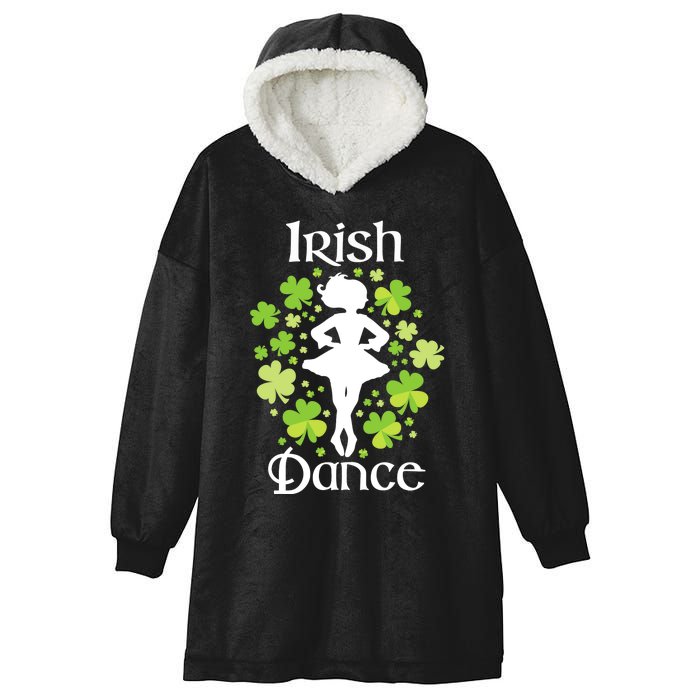 Irish Dance - Irish Dancer Ceili Reel Dance Hooded Wearable Blanket