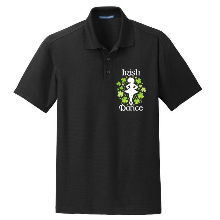 Irish Dance - Irish Dancer Ceili Reel Dance Dry Zone Grid Polo