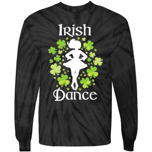 Irish Dance - Irish Dancer Ceili Reel Dance Tie-Dye Long Sleeve Shirt