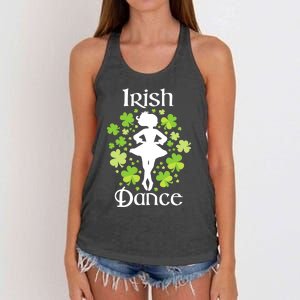 Irish Dance - Irish Dancer Ceili Reel Dance Women's Knotted Racerback Tank