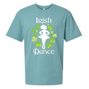 Irish Dance - Irish Dancer Ceili Reel Dance Sueded Cloud Jersey T-Shirt