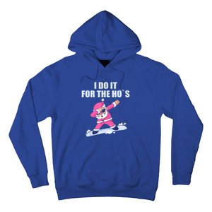 I Do It For The Hos Christmas Dabbing Santa Xmas Gift Hoodie