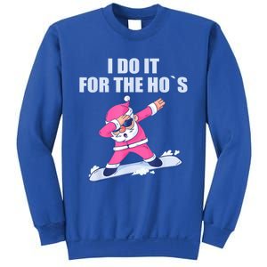 I Do It For The Hos Christmas Dabbing Santa Xmas Gift Sweatshirt