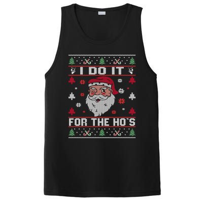 I Do It For The HoS Rude Offensive Christmas Santa Sweater Sweatshirt PosiCharge Competitor Tank