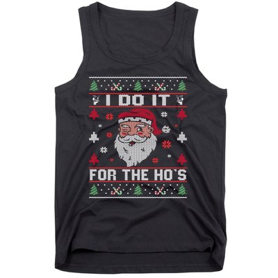 I Do It For The HoS Rude Offensive Christmas Santa Sweater Sweatshirt Tank Top