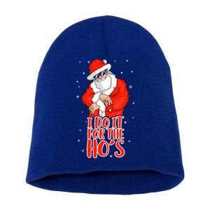 I Do It For The HoS Inappropriate Funny Christmas Adult Gift Short Acrylic Beanie