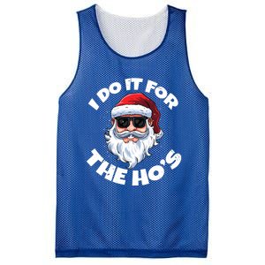 I Do It For The HoS Inappropriate Christmas Santa Claus Gift Mesh Reversible Basketball Jersey Tank