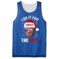 I Do It For The HoS Funny Christmas Santa Trump 2024 Xmas Cute Gift Mesh Reversible Basketball Jersey Tank