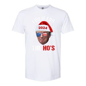 I Do It For The HoS Funny Christmas Santa Trump 2024 Xmas Cute Gift Softstyle CVC T-Shirt