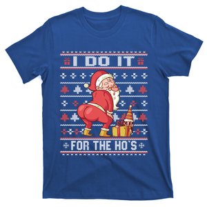 I Do It For The Hos Twerking Santa Rude Christmas Sweater Gift T-Shirt