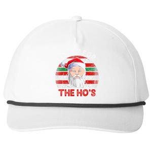 I Do It For The Ho’S Santa Inappropriate Christmas Cute Gift Snapback Five-Panel Rope Hat