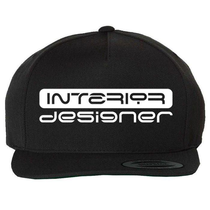 Interior Designer Interior Design Architecture Wool Snapback Cap