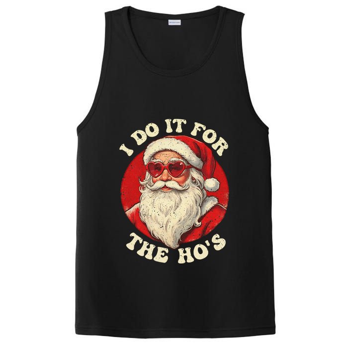 I Do It For The Hos Funny Santa Quotes I Do it For The Hos  PosiCharge Competitor Tank