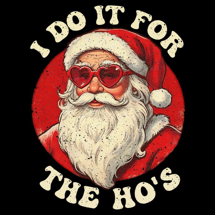 I Do It For The Hos Funny Santa Quotes I Do it For The Hos  Wool Snapback Cap