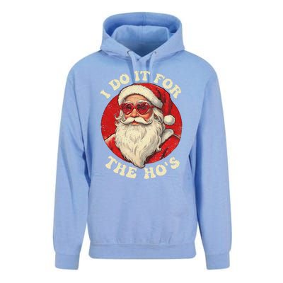 I Do It For The Hos Funny Santa Quotes I Do it For The Hos  Unisex Surf Hoodie