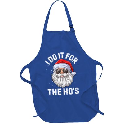 I Do It For The Hos Funny Inappropriate Christmas Santa Gift Apron