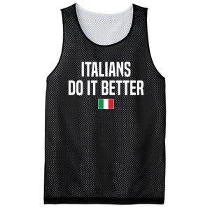 Italians Do It Better Italian Slang Italian Saying Mesh Reversible Basketball Jersey Tank