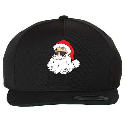 I Do It For The Hos Christmas Santa Meaningful Gift Wool Snapback Cap