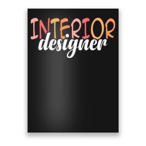 Interior Designer Interior Design Architecture Poster