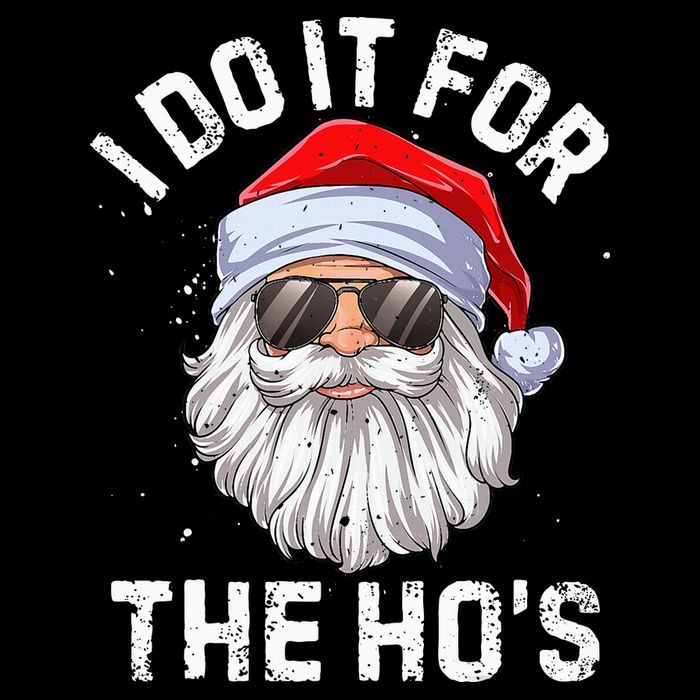 I Do It For The HoS Funny Inappropriate Christmas Santa Baby Bodysuit