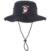 I Do It For The Hos Funny Inappropriate Christmas Santa Face Bucket Hat