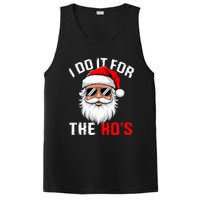 I Do It For The Hos Funny Inappropriate Christmas Santa Face PosiCharge Competitor Tank