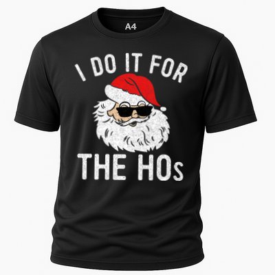 I Do It For The Hos Christmas In July Santa Claus Performance Shirt