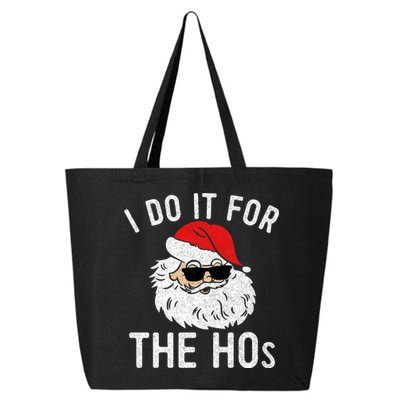 I Do It For The Hos Christmas In July Santa Claus 25L Jumbo Tote