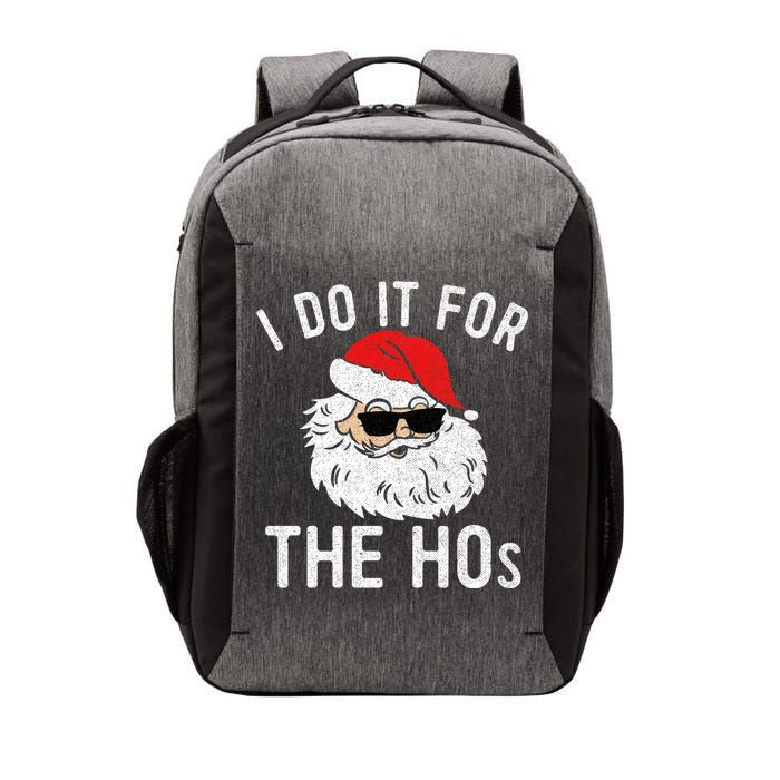 I Do It For The Hos Christmas In July Santa Claus Vector Backpack