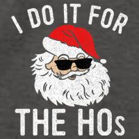 I Do It For The Hos Christmas In July Santa Claus Vector Backpack