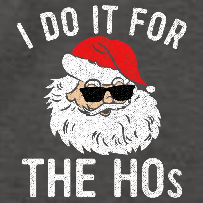 I Do It For The Hos Christmas In July Santa Claus Vector Backpack