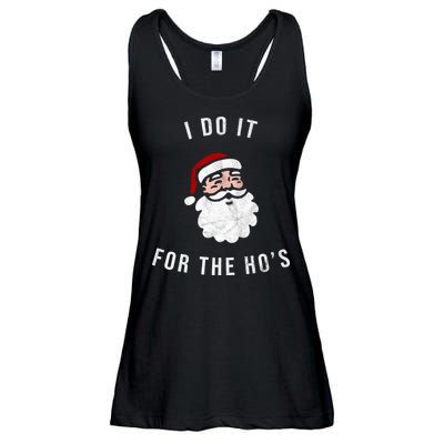 I Do It For The Ho's Ladies Essential Flowy Tank